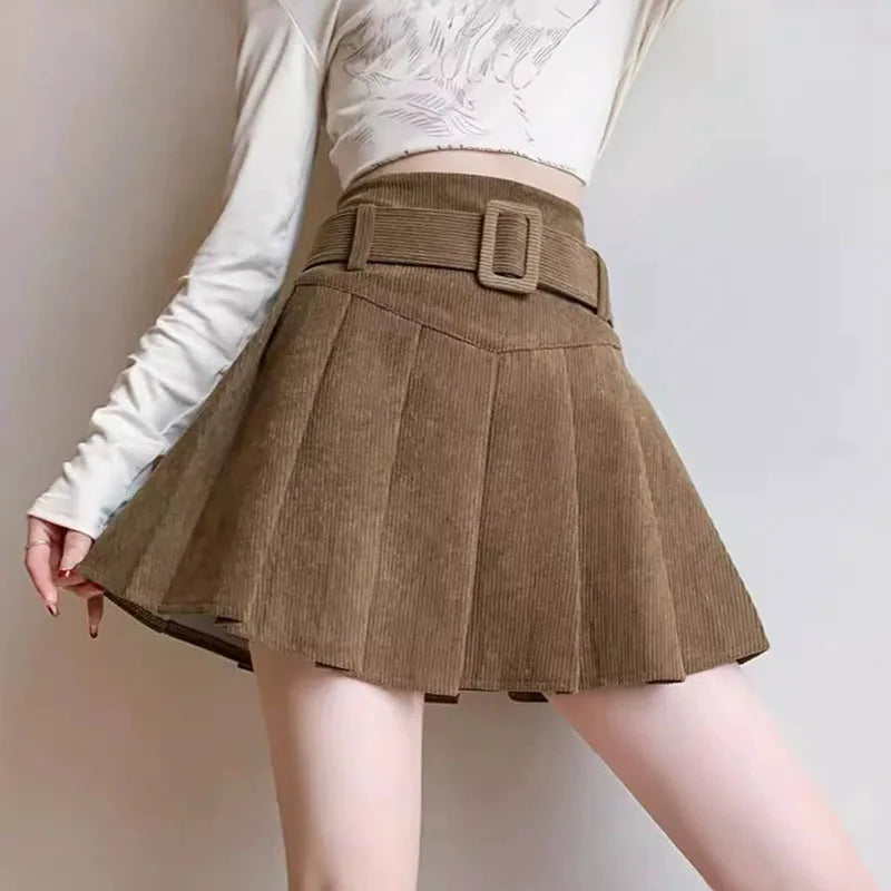Corduroy Mini Skirt
