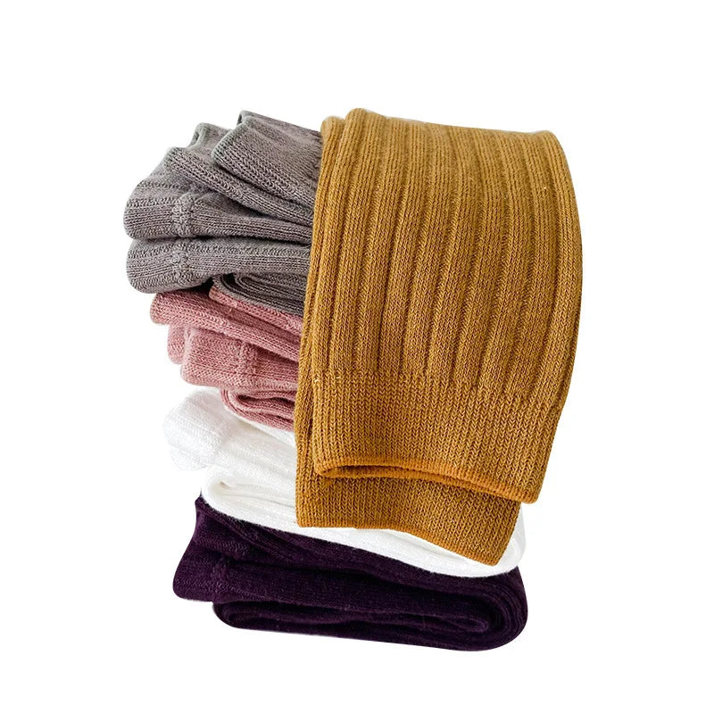 Solid Color Cotton Leggings
