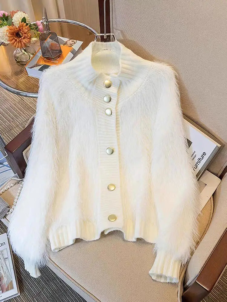 Faux Fur Cardigan