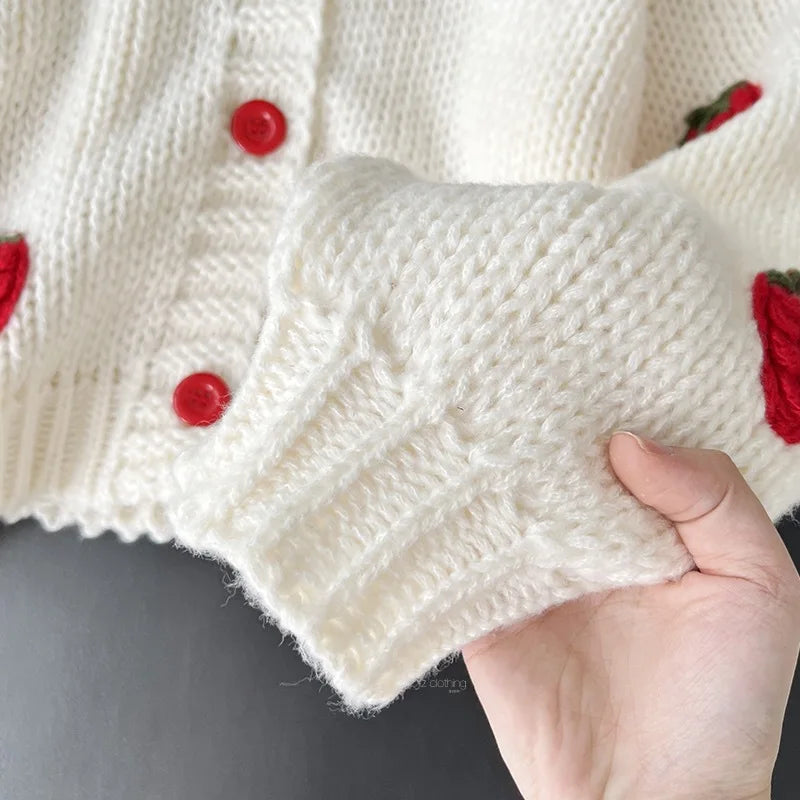 Strawberry Cardigan