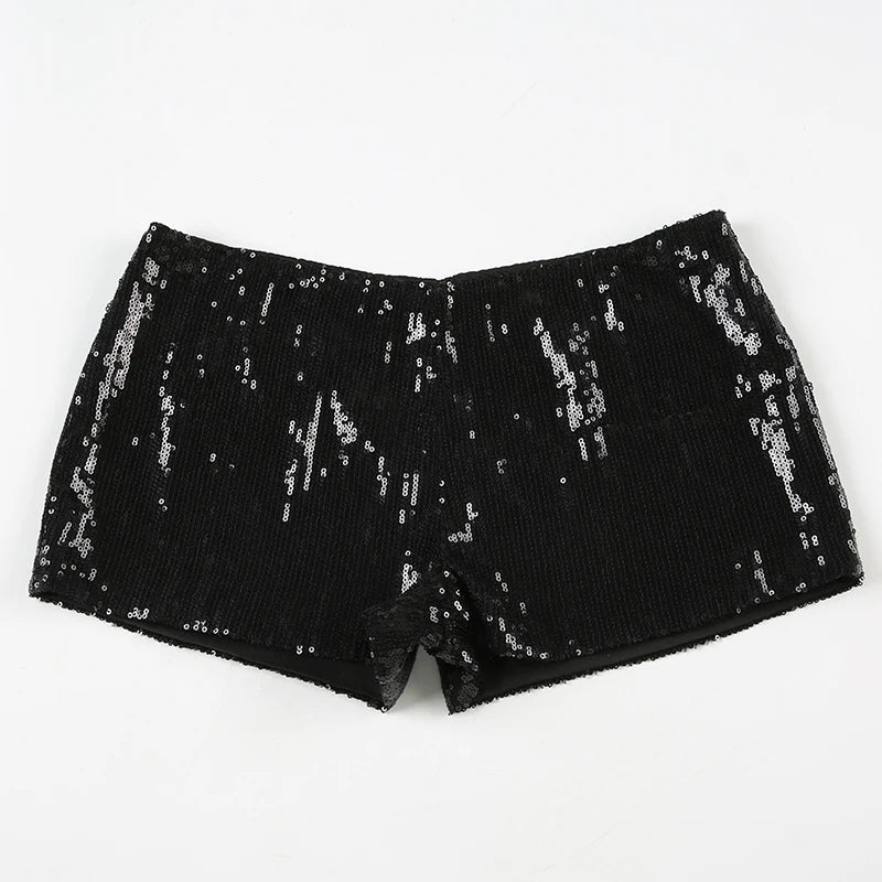 Glitter Sequined Shorts