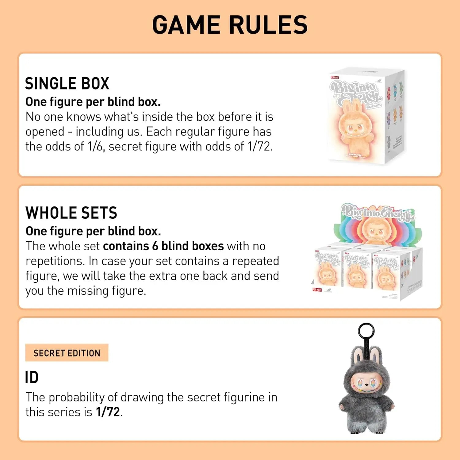 Labubu Doll The Monsters Big into Energy Series