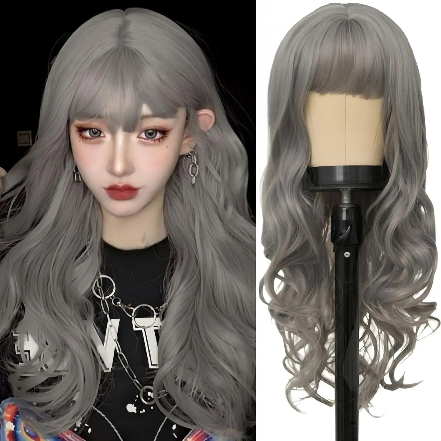 Light Golden Synthetic Wig