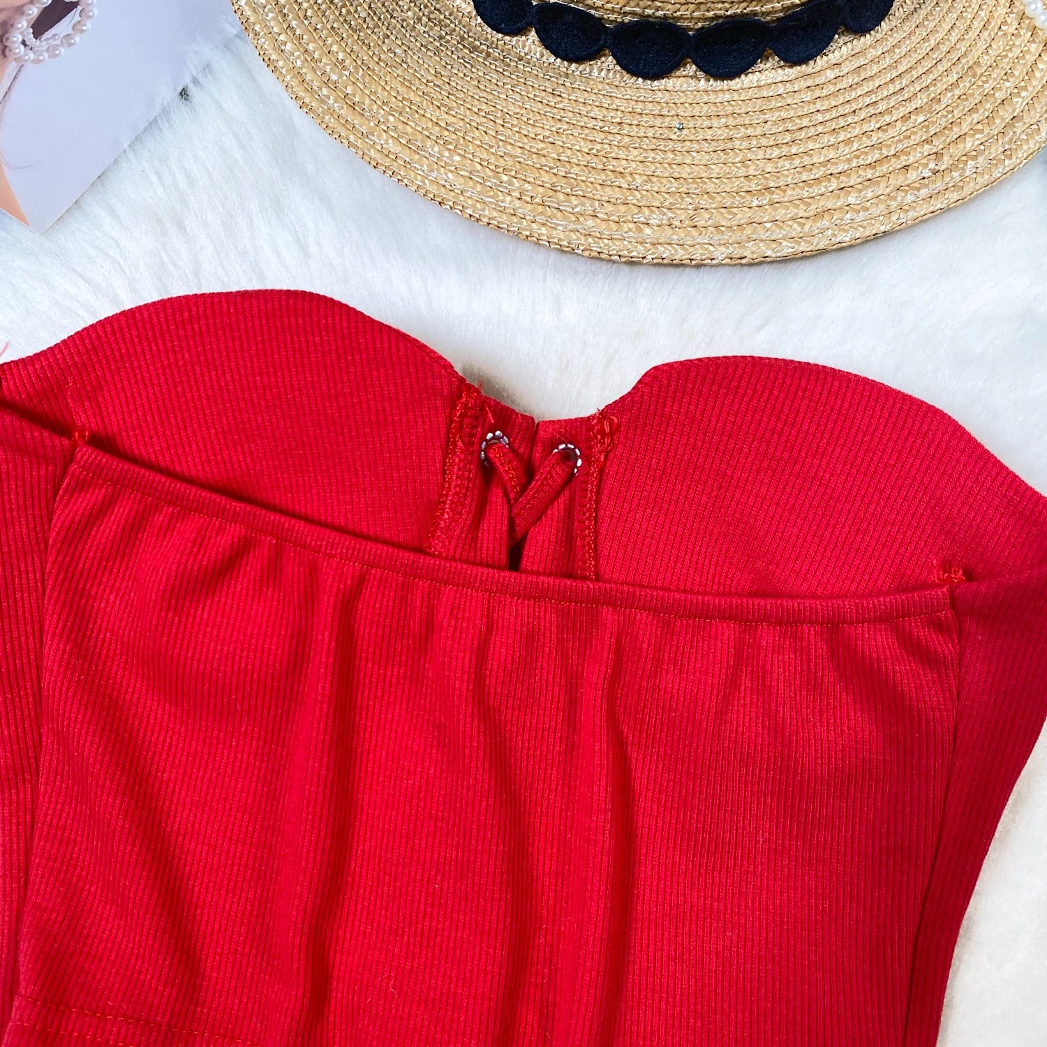 Off Shoulder Bandage Tube Top