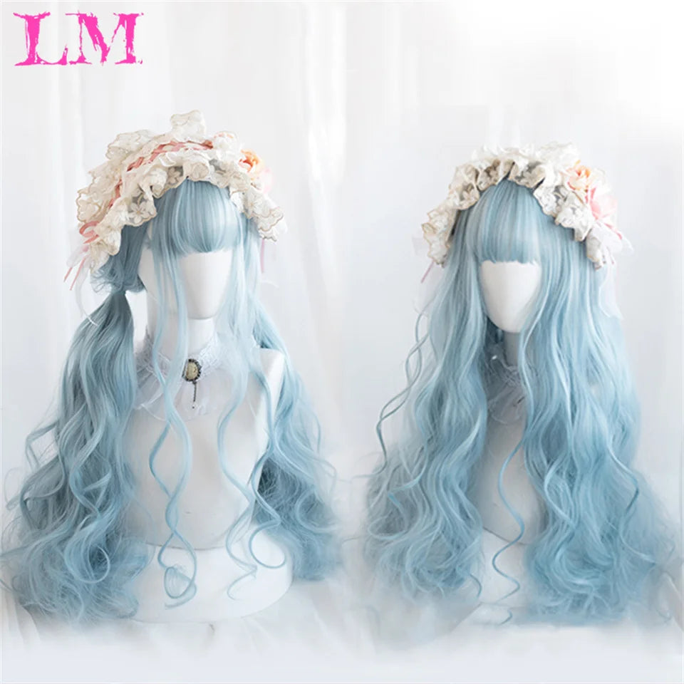 Bang Long Natural Wavy Hair Wig