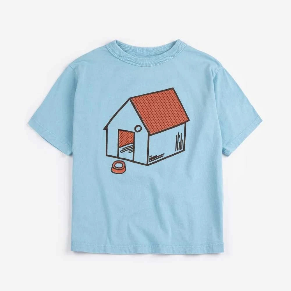 Summer 26 New Toddler Kids Girls and Boys Short-sleeved T Shirts Children's Cute Cartoon Printed Tees Tops