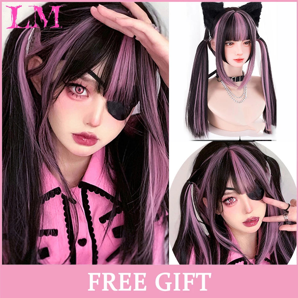 Bang Long Natural Wavy Hair Wig