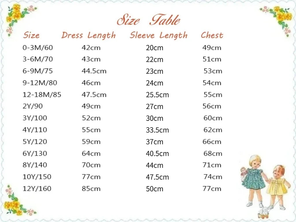 Baby Girl Autumn Floral Printed Turkish Vintage Princess Ball Gown White Dress for Birthday Holiday Photography  C25