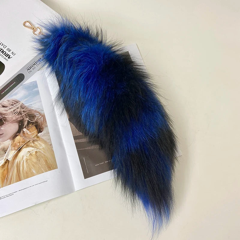 Fox Tail Keychain