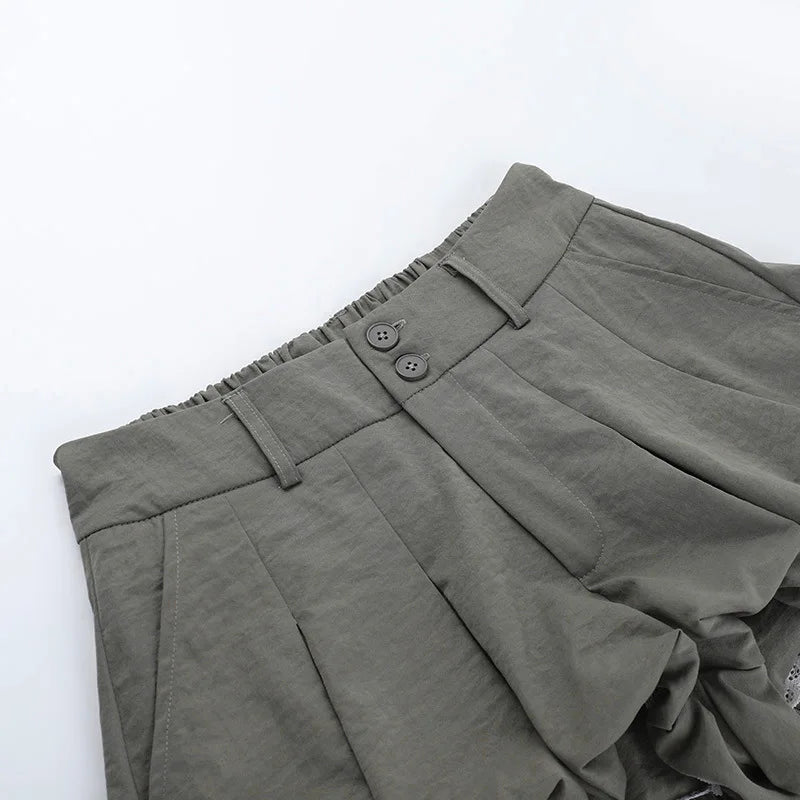 Low Waist Flower Bud Skirt