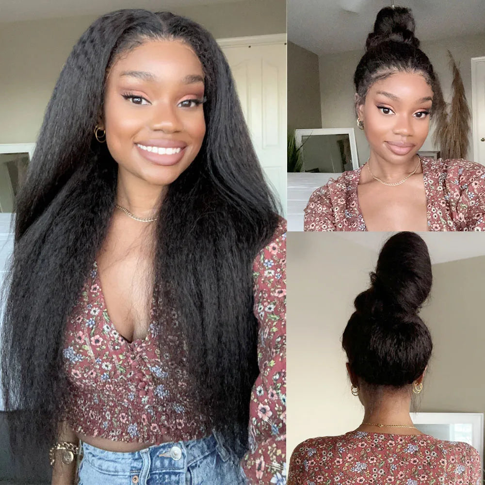Kinky Straight Lace Front Wig