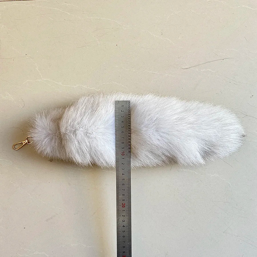 Fox Tail Keychain