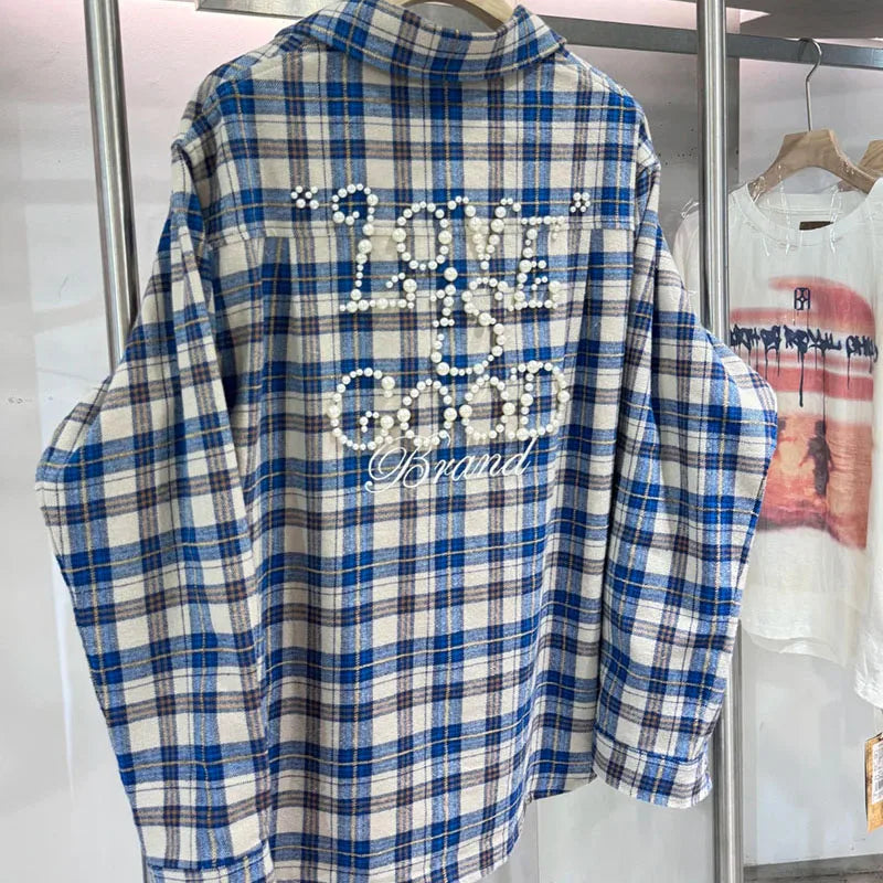 Long Sleeved Plaid Shirt