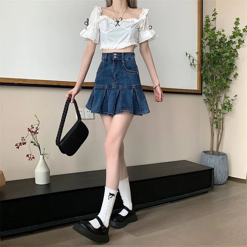 Mini Denim Skirt