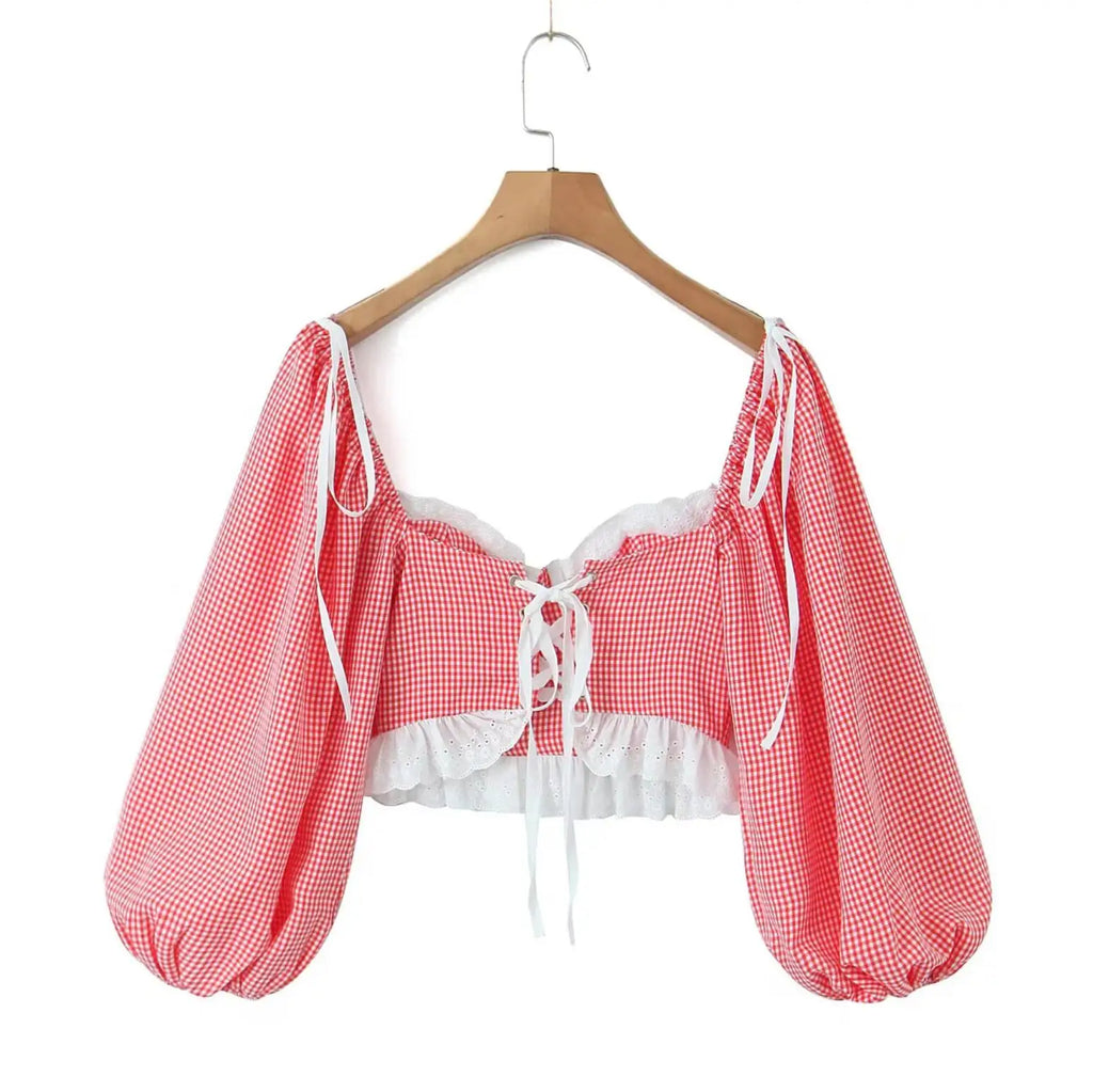 Wire Circle Bra Corset Shirt