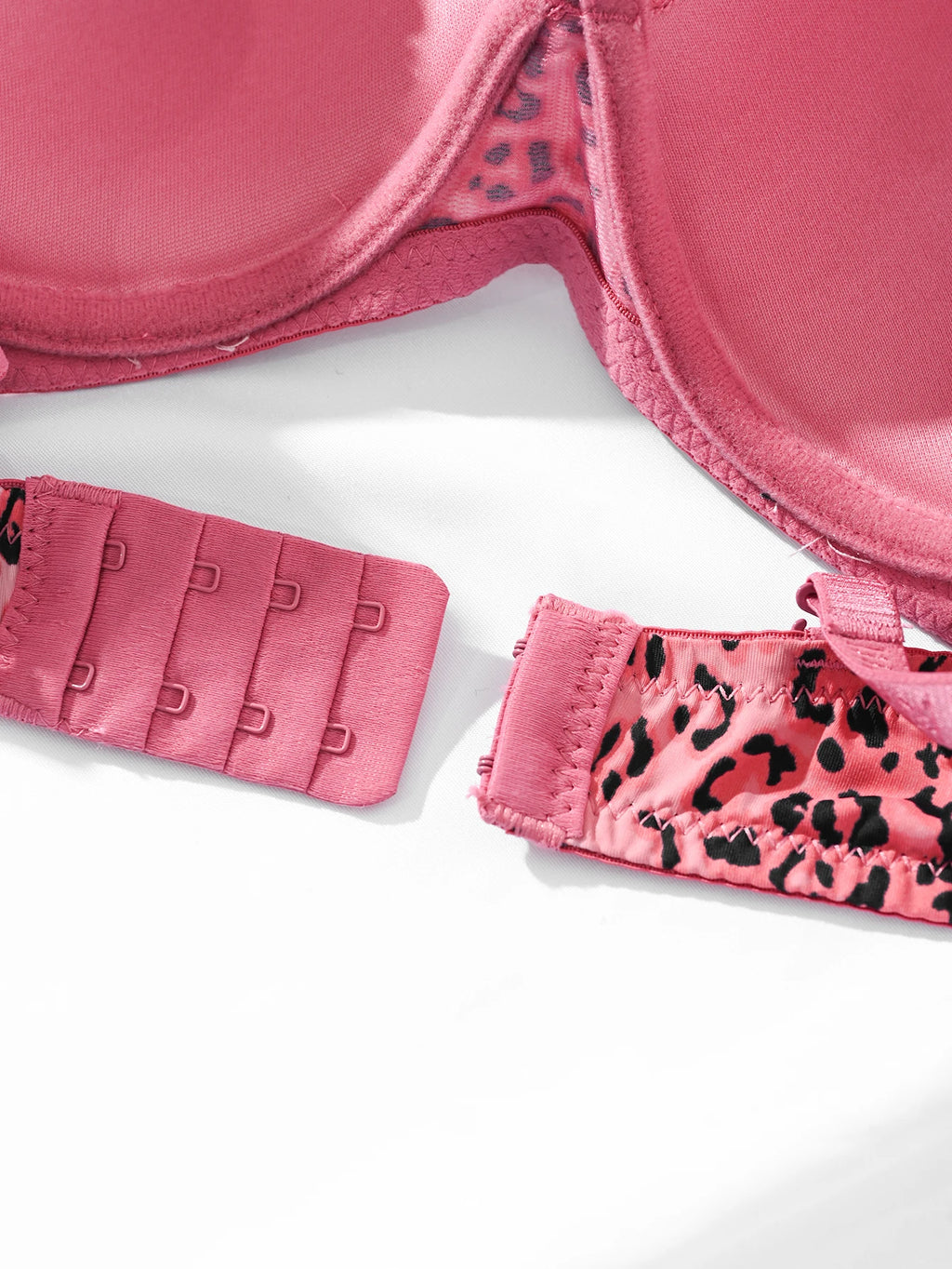 Leopard Print Push Up Bra