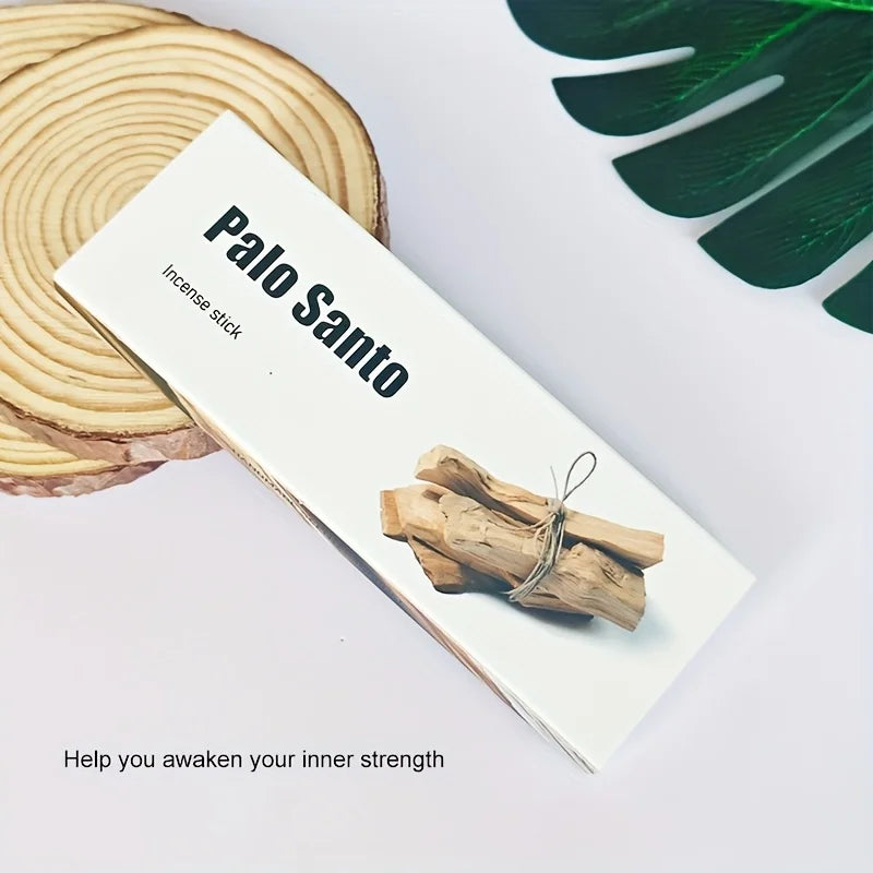 30 High-Grade Palo Santo Sticks, White Sage, Cedar, and Coffee-Scented Sticks
