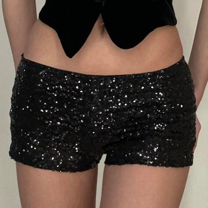 Glitter Sequined Shorts
