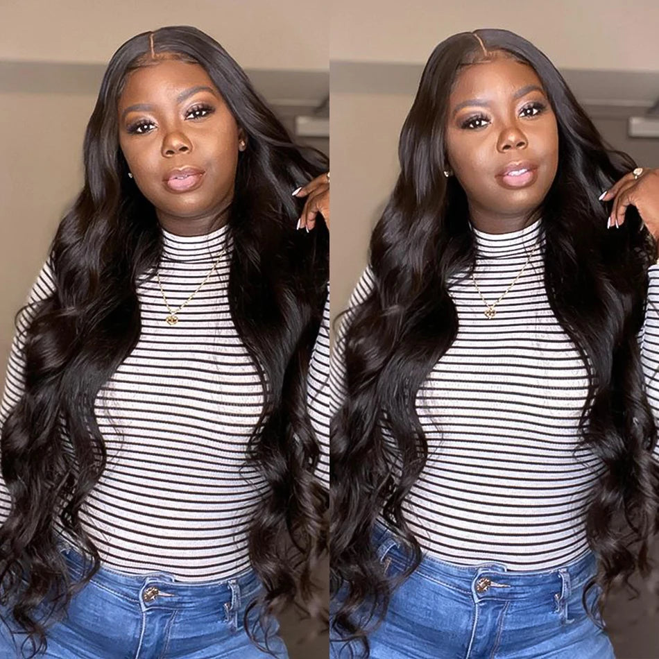 Loose Deep Wave Human Hair Bundles With 5x5 6x6 HD Lace Closure Frontal With Bundles Virgin Raw Hair Weave Hair Extension 8-40"