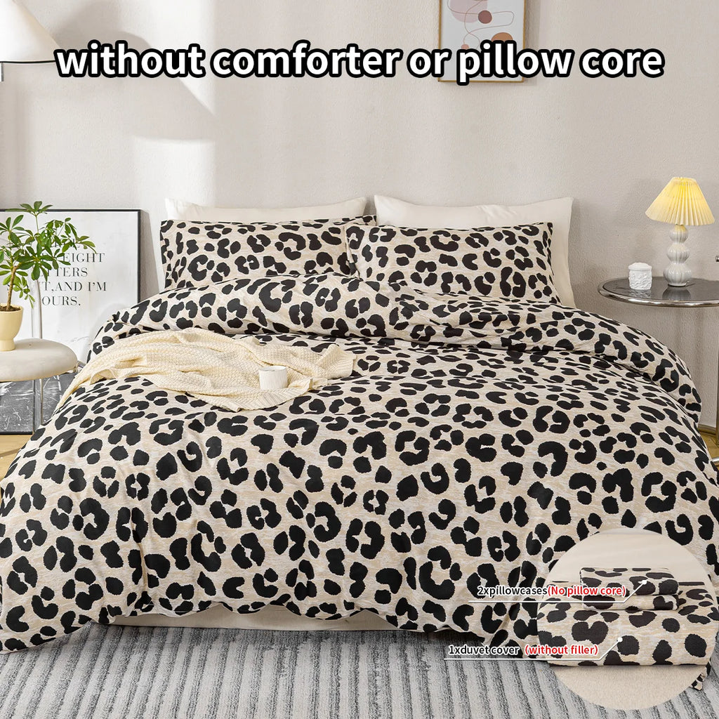Leopard Print Duvet Set