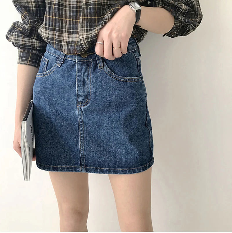 Denim Retro Skirt