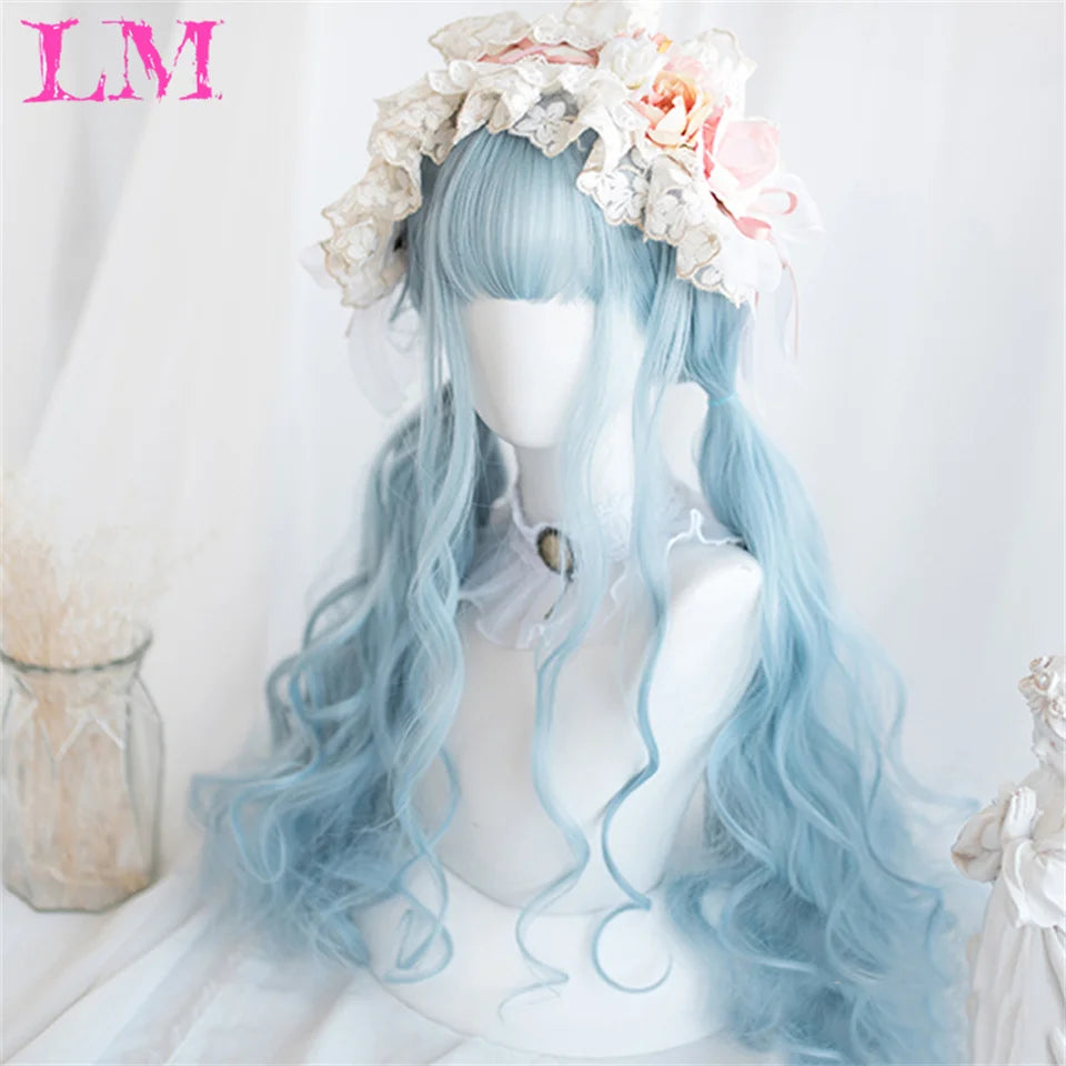 Bang Long Natural Wavy Hair Wig