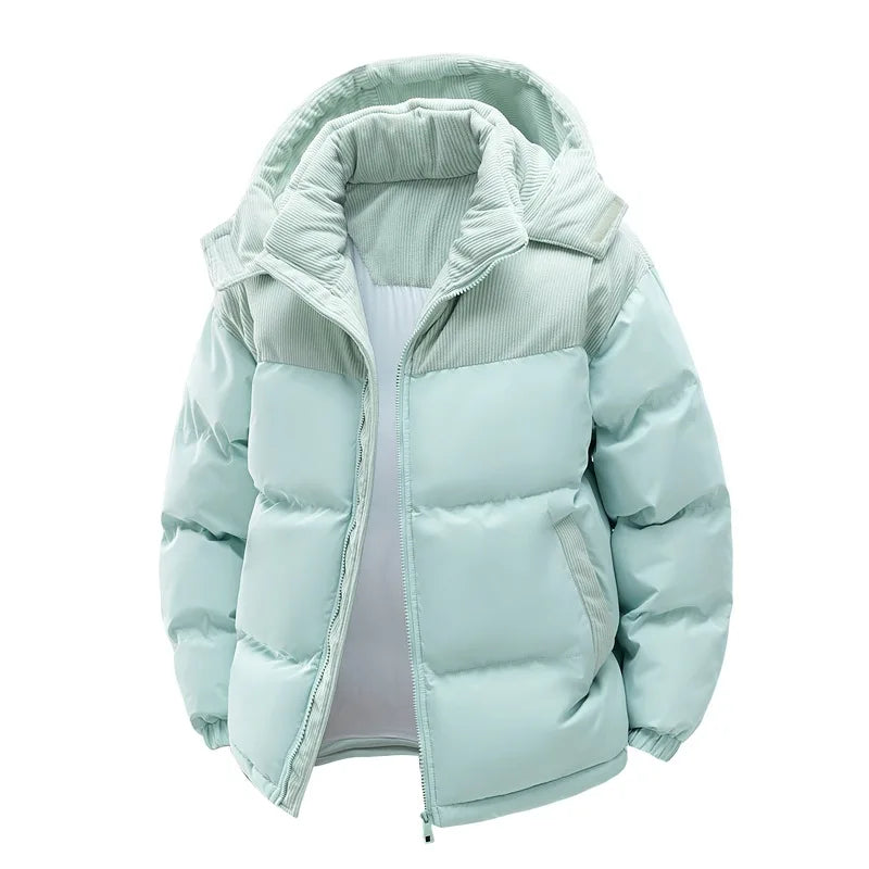 Cotton-Padded Jacket with Fleece