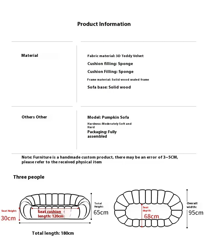 Velvet Recliner Sofa