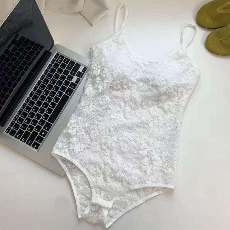 Lace Crop Bodysuit