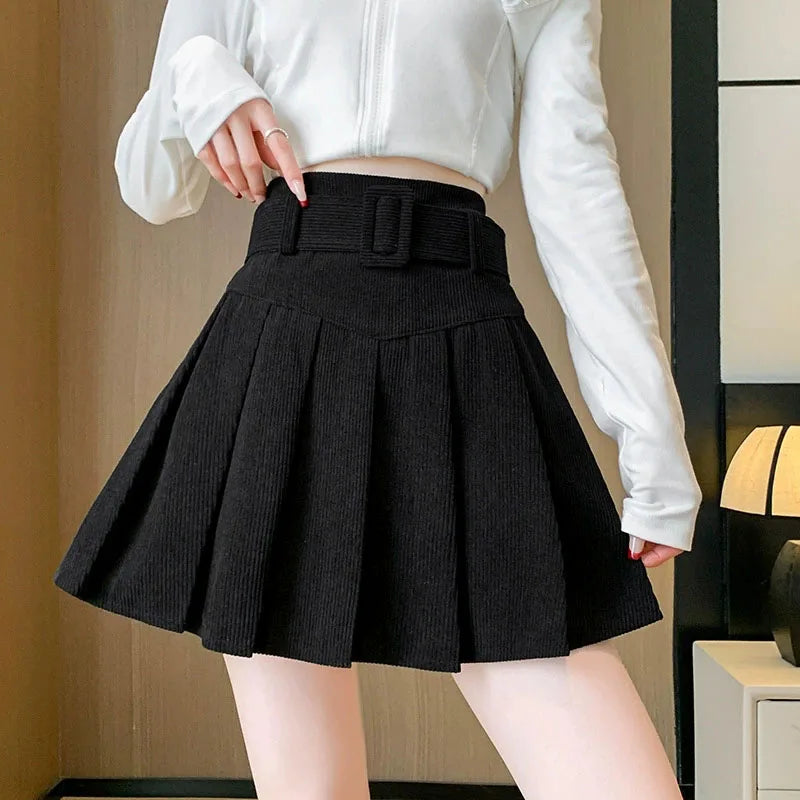 Corduroy Mini Skirt