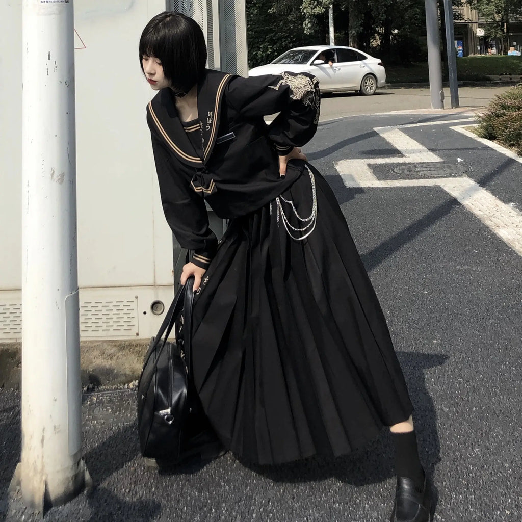 Long Skirt School Uniform