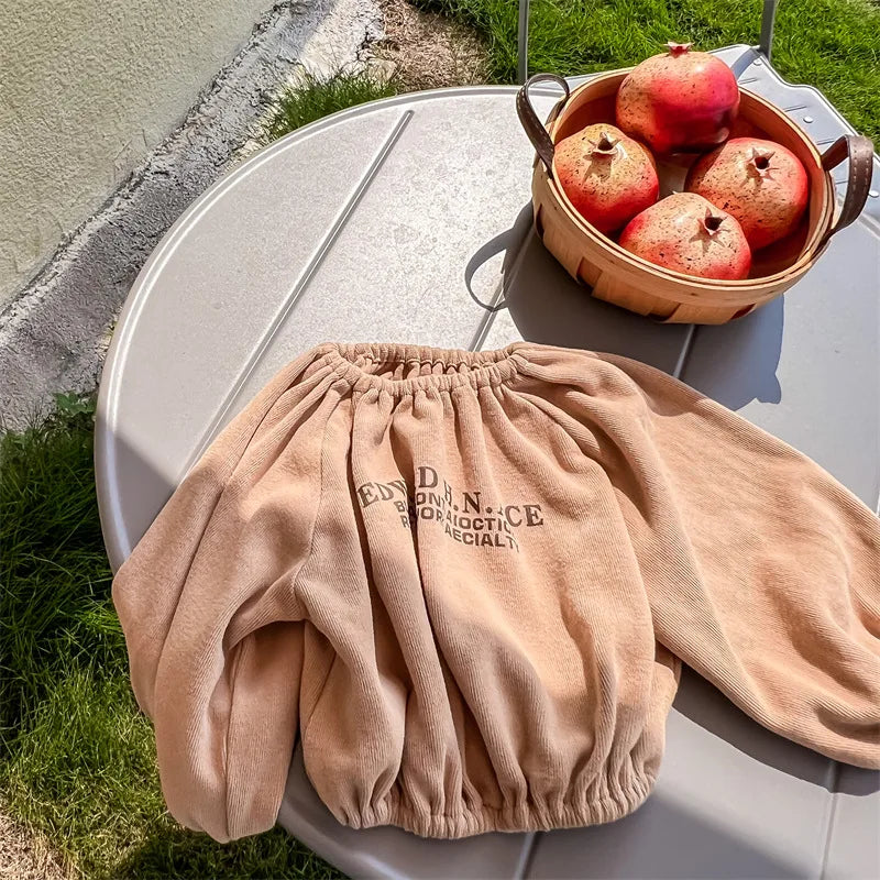 Letter Print Bat Sleeve T-Shirt