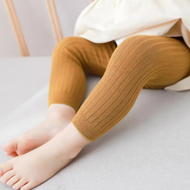 Solid Color Cotton Leggings
