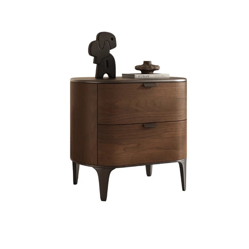 ☕ The "Midnight Mocha" Curved Nightstand ☕