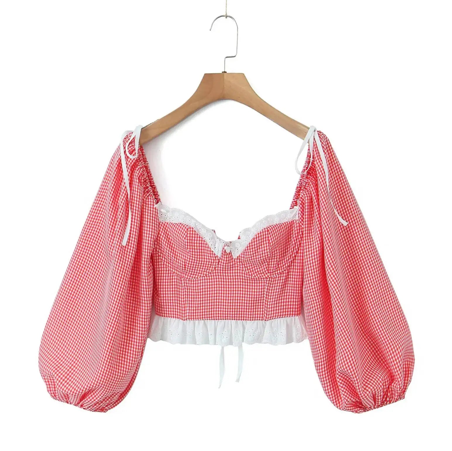 Wire Circle Bra Corset Shirt