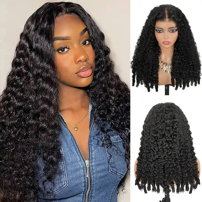 200% Density Burmese Curly Human Hair Wig