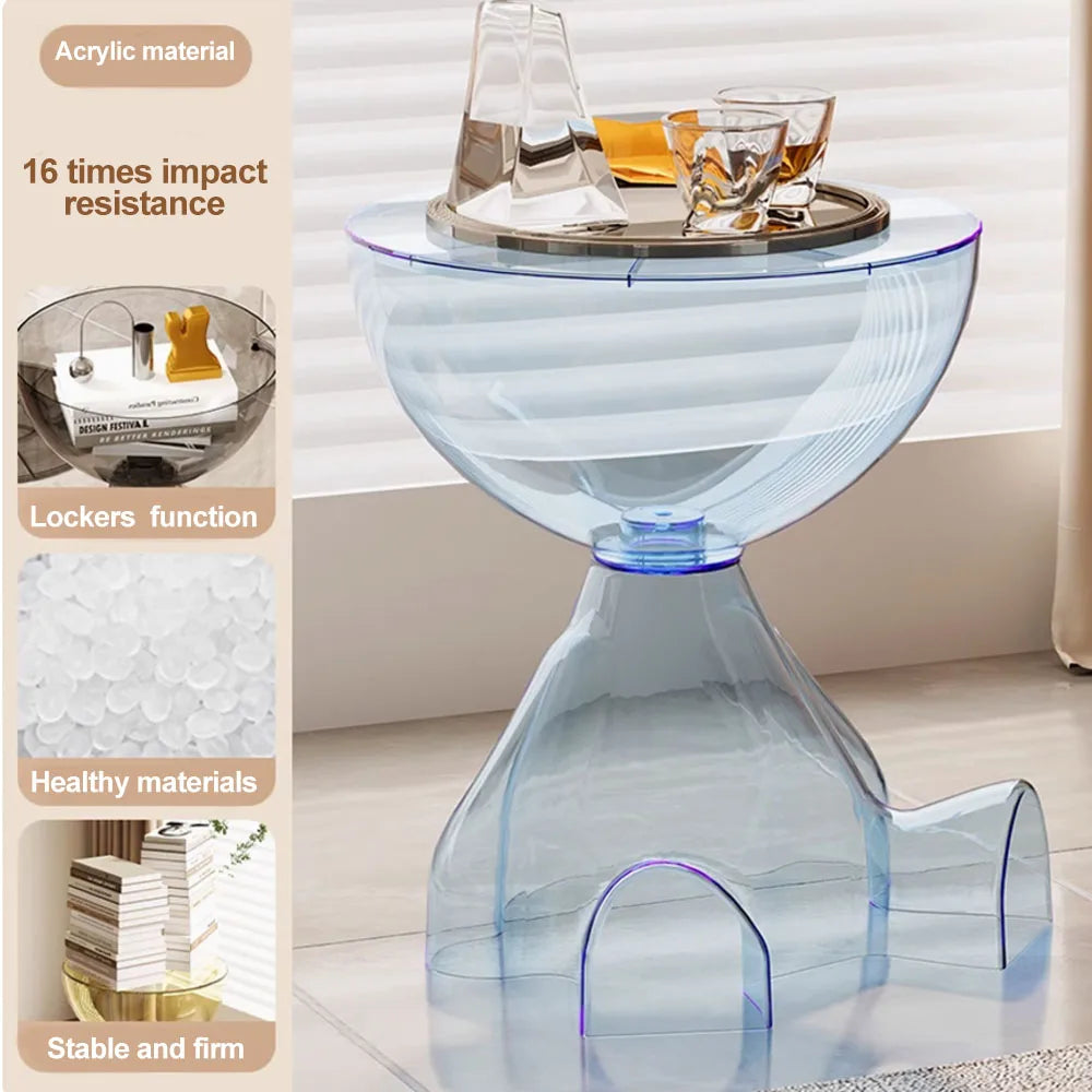 Movable Coffee Side Table