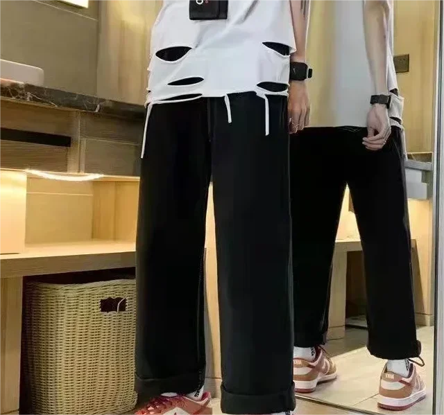 Retro Washed Loose Jeans