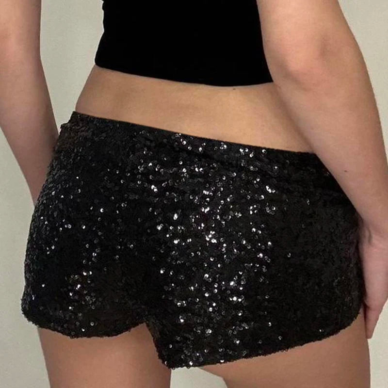 Glitter Sequined Shorts