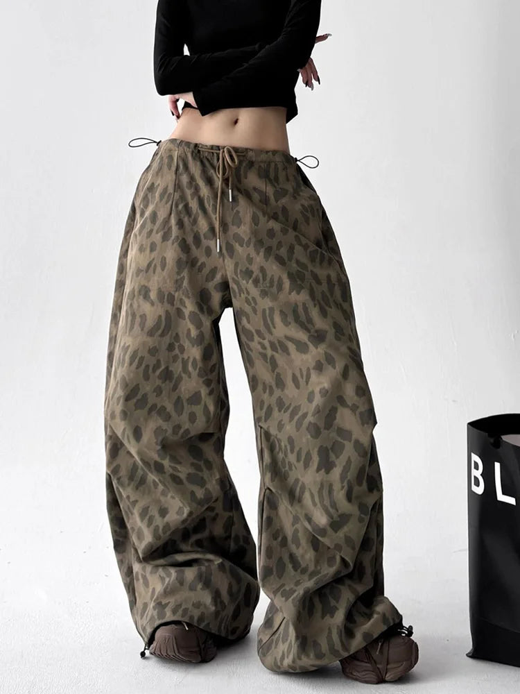 Leopard Wide Leg Pant