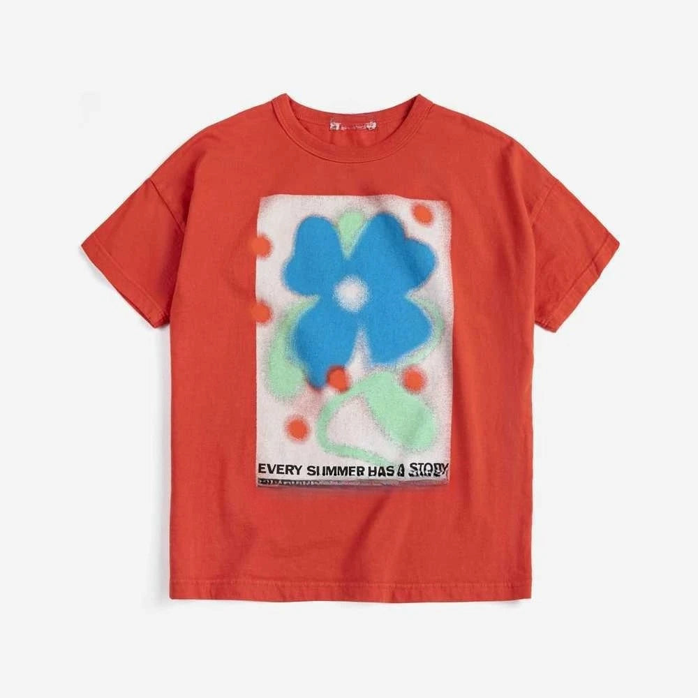 Summer 26 New Toddler Kids Girls and Boys Short-sleeved T Shirts Children's Cute Cartoon Printed Tees Tops