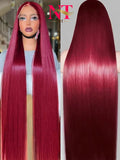 Burgundy Brazilian Straight Wig