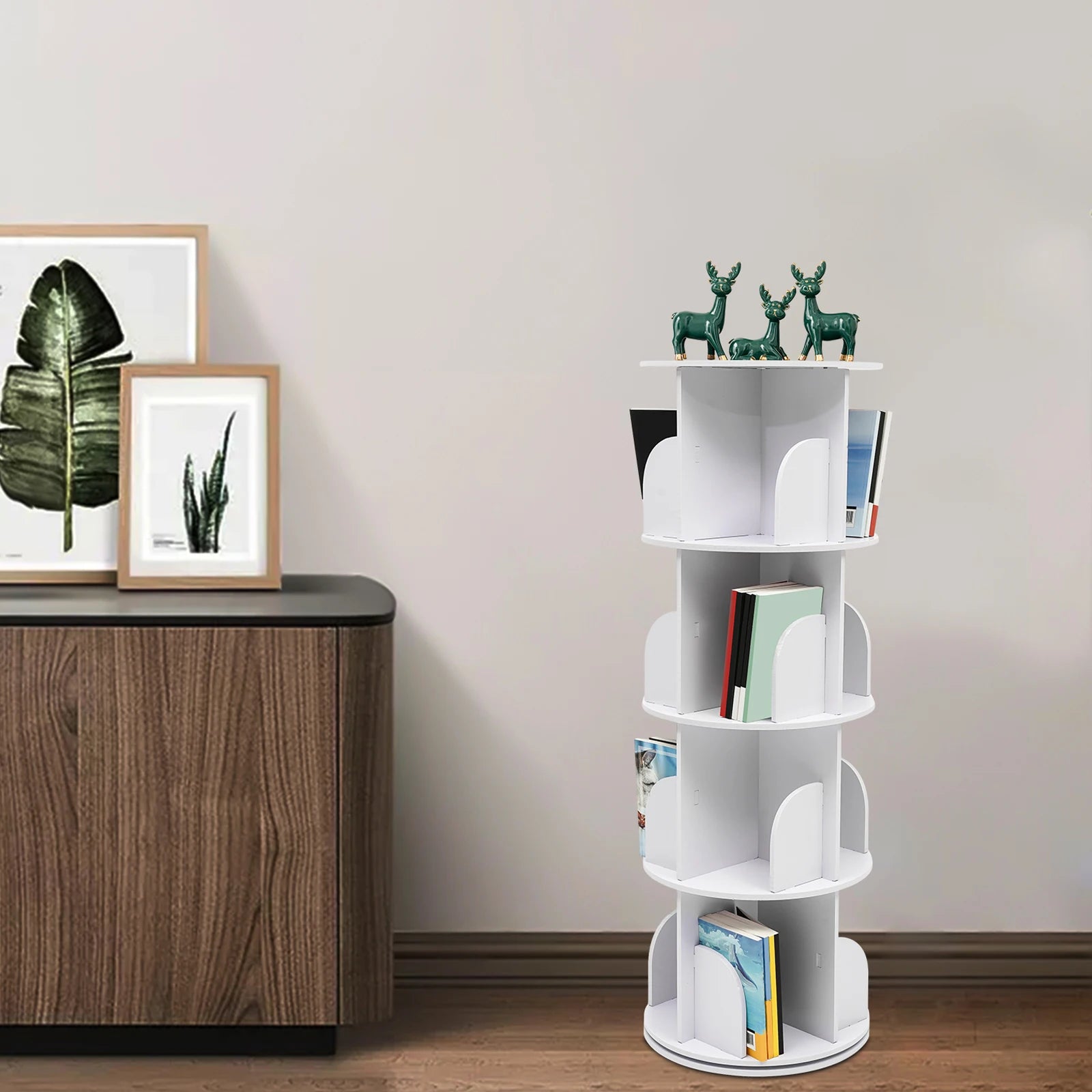 Bookcase w/ 360° Rotating Design