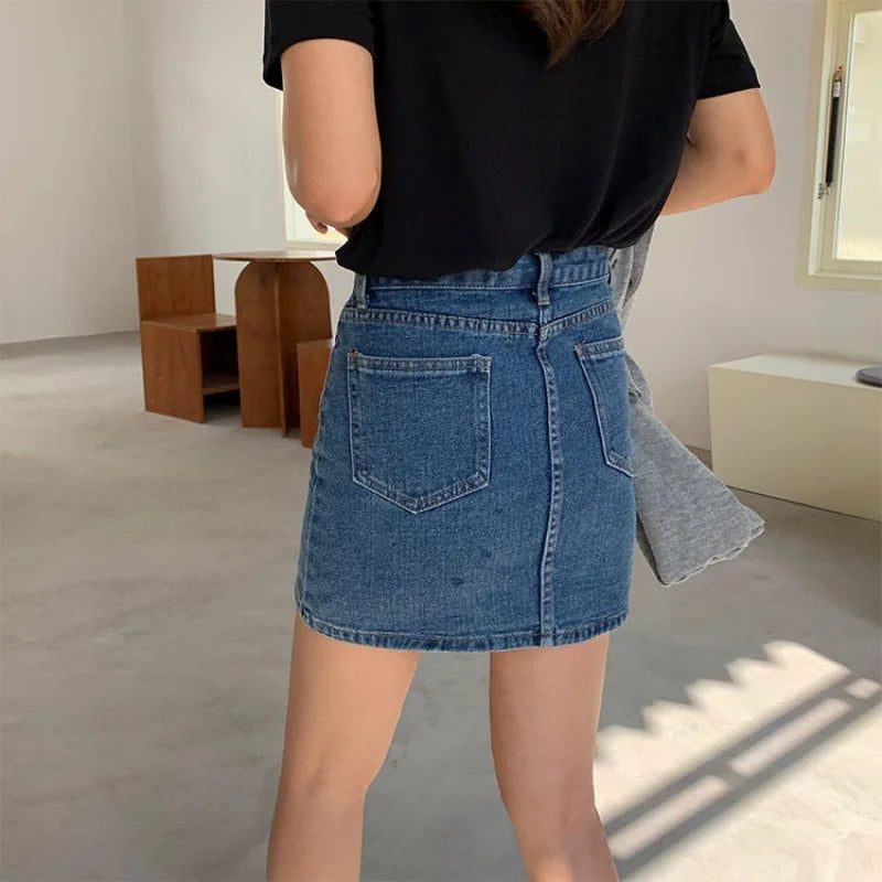 Denim Retro Skirt