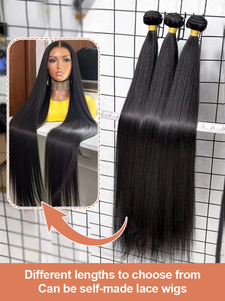 Bone Straight Human Hair Weave Bundles