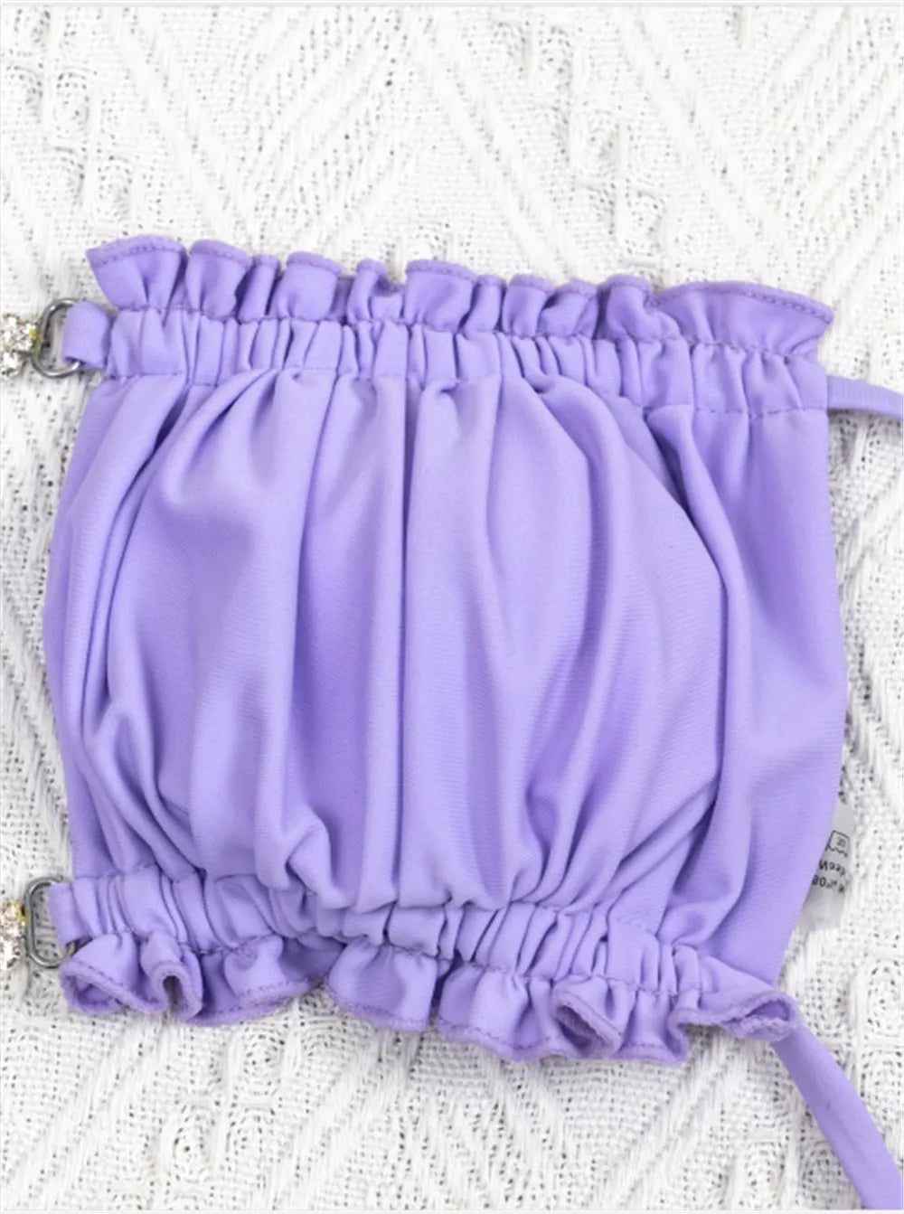 Rhinestone Chain Micro Thong Bikini