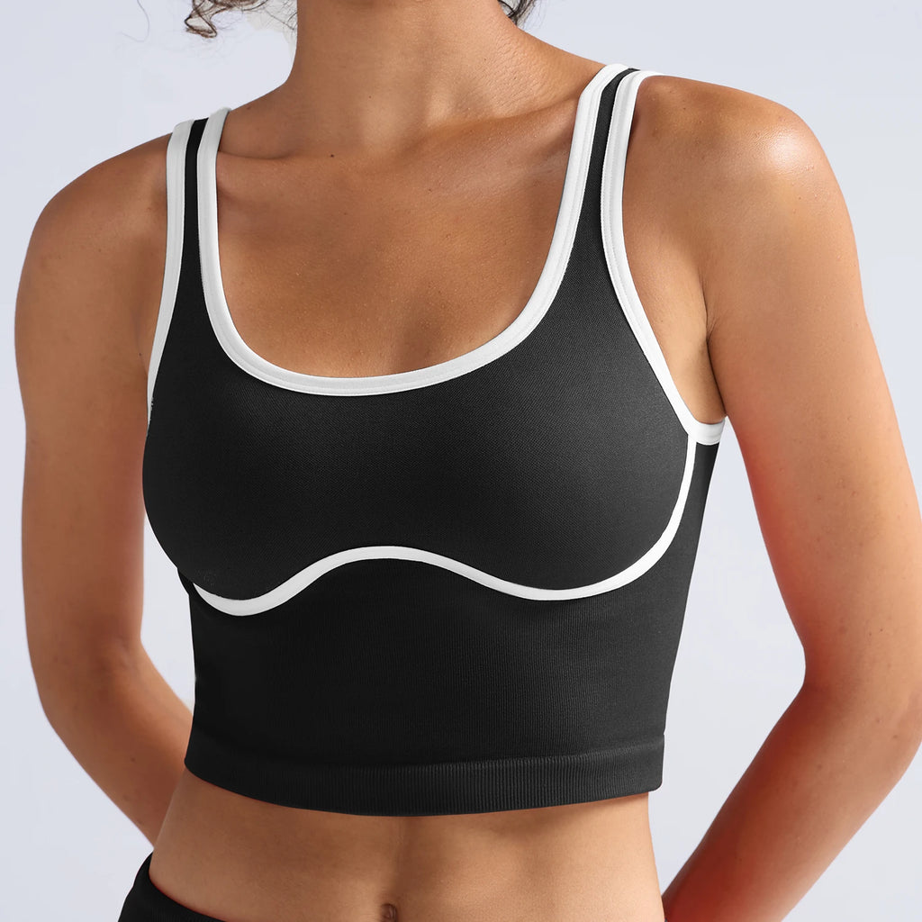 Yoga Bra Color Blocked Sportswear