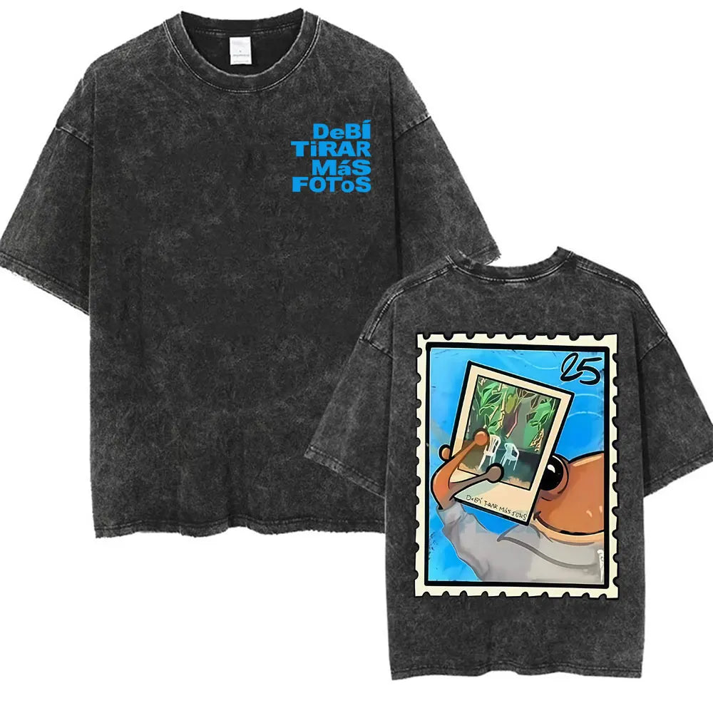 DTMF Deb Í Tirar M Á S Fotos T-shirt Rap Singer Bad Bunny Album Tour T-Shirt