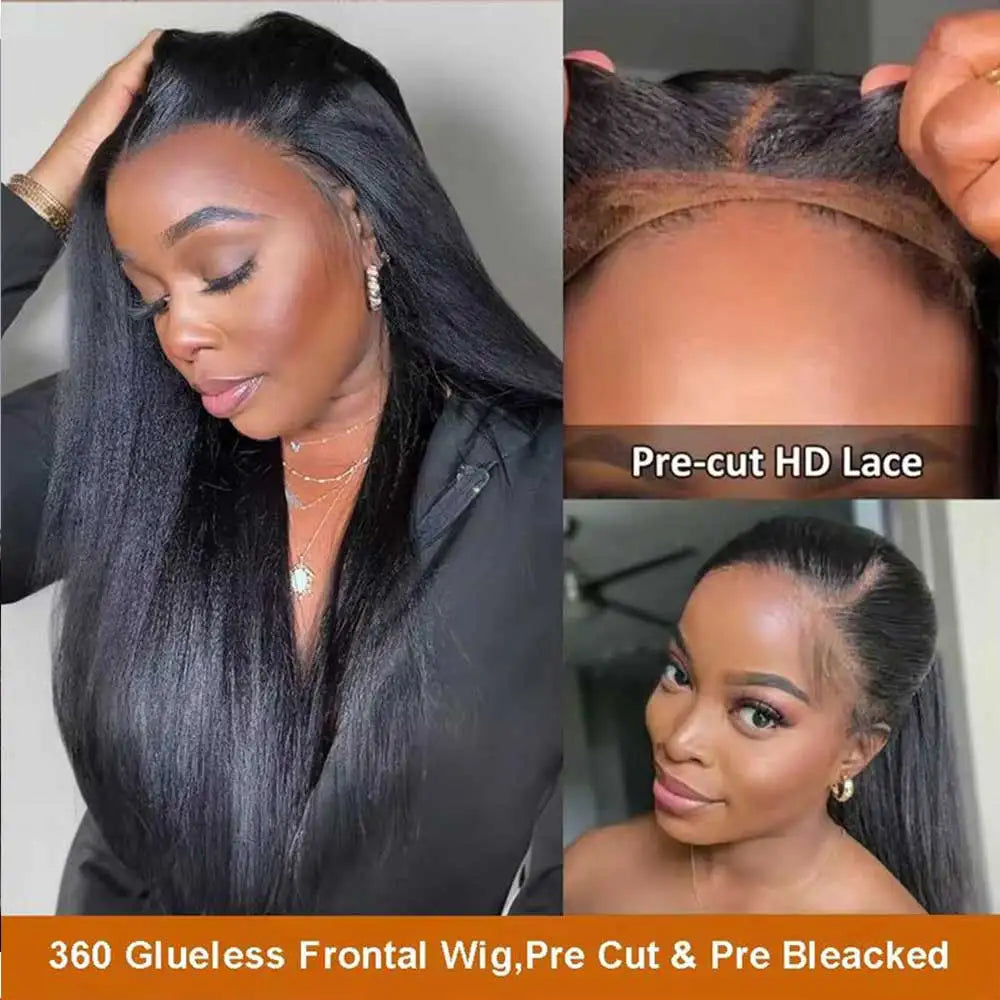 Invisible Strap Snug Fit 360 Full Lace Glueless Wig