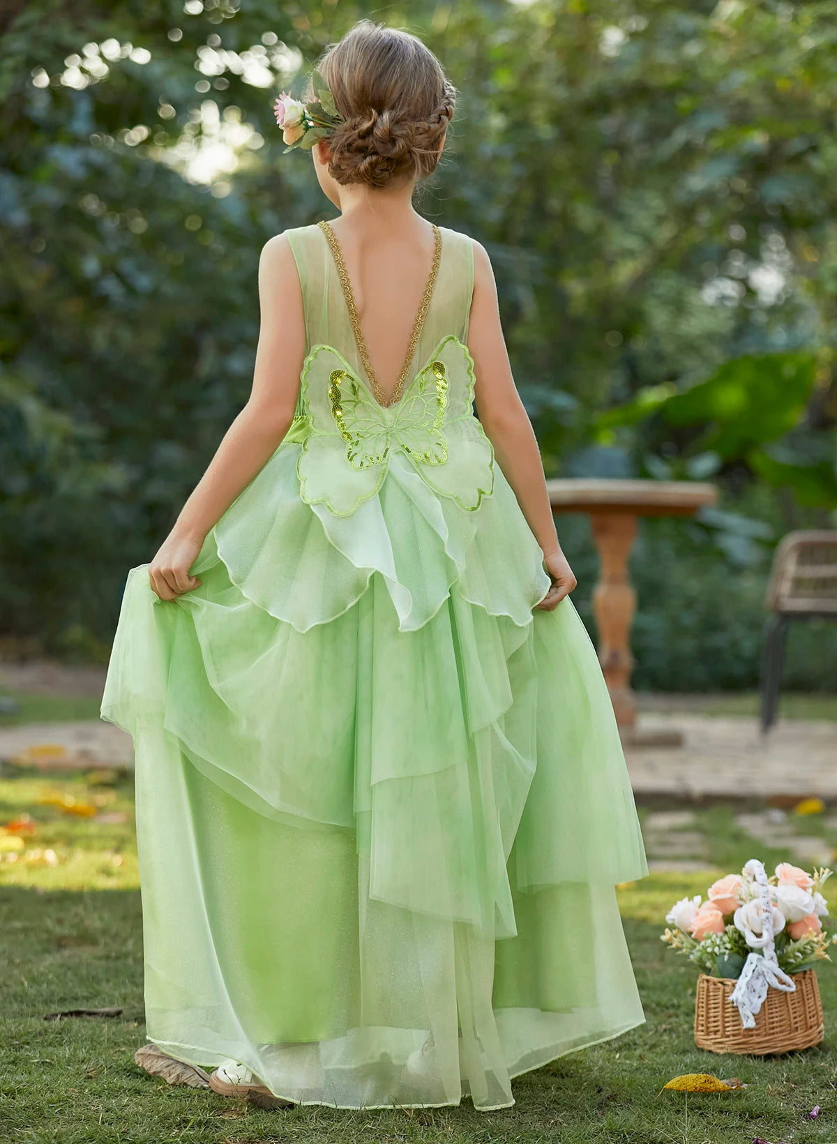 Long Mesh Princess Dress